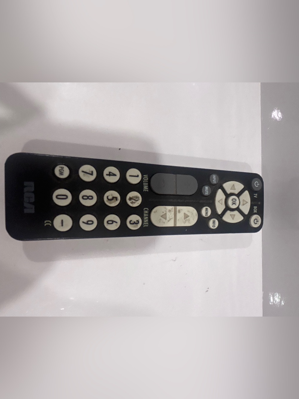 RCA TV / Converter Box Remote Control – Black OEM Replacement Remote